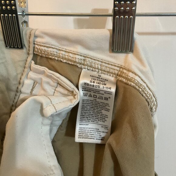 Gap Factory Khaki Cargo Shorts for Boys, size 10 - Picture 3 of 4